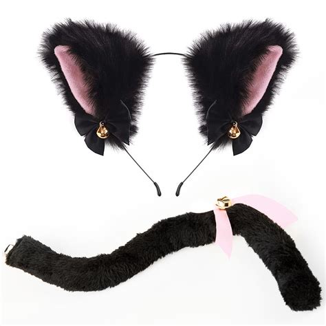 costume cat ears and tail|cat ears and tail cosplay.